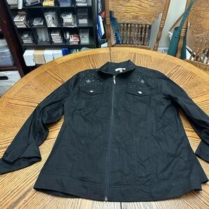 Black Winter Snowman Jacket